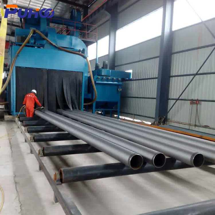 Steierraam Beam Roller Conveyor Shot Blasting Machine